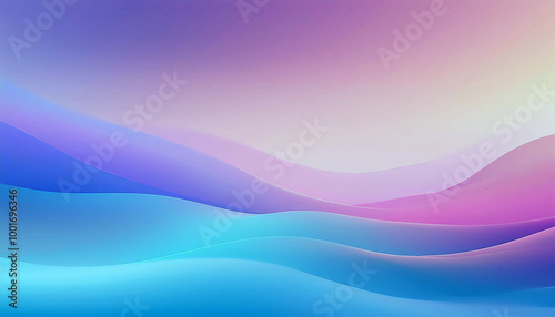 Abstract Colorful Wave Background