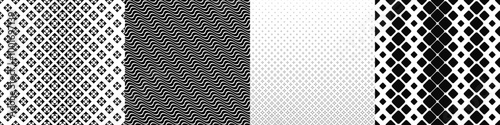 Black and white pattern collection