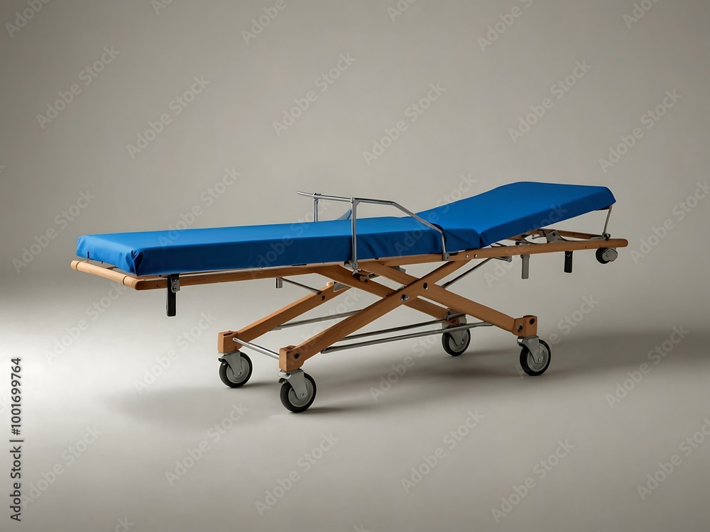 Isolated stretcher on a white background. Isolated stretcher on a white background.