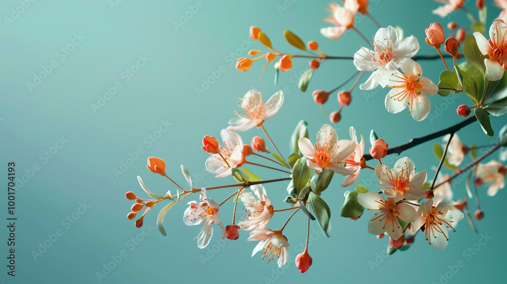 Stunning Spring Flowers Suspended in Mid-Air, Capturing the Essence of Seasonal Beauty Stunning Spring Flowers Suspended in Mid-Air, Capturing the Essence of Seasonal Beauty