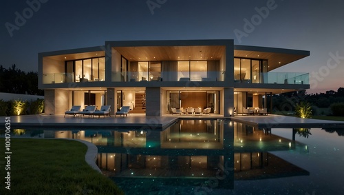 Luxury house.