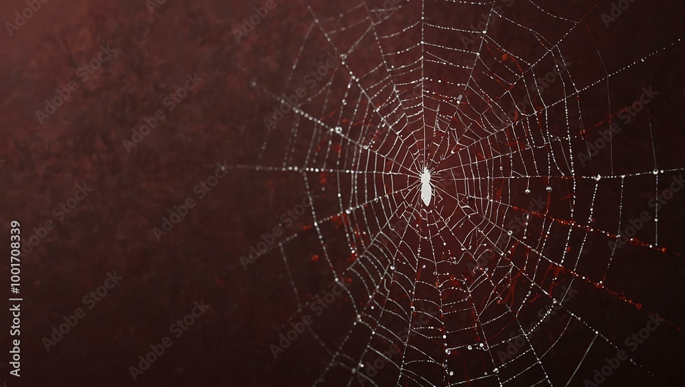 Maroon spider web illustration Maroon spider web illustration