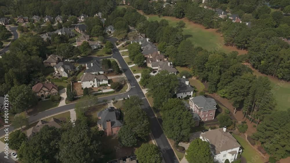 4k Aerial view of a Subdivision 4k Aerial view of a Subdivision