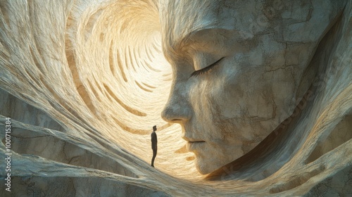 Exploring Inner Realms: A Surreal Journey Through Emotional and Spiritual Landscapes photo