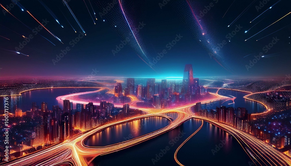 Fototapeta premium bridge over river