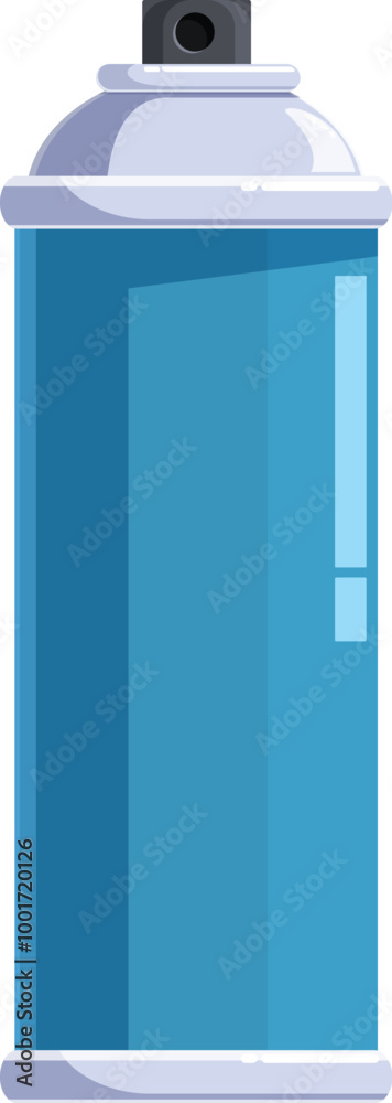 Classic blue spray paint can, perfect for representing street art, graffiti, or any creative project using aerosol paint Classic blue spray paint can, perfect for representing street art, graffiti, or any creative project using aerosol paint