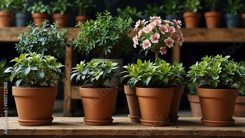 Potted plant displayed elegantly.