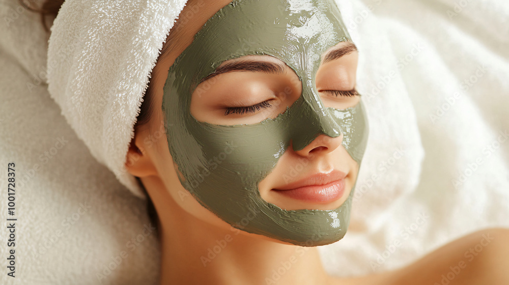 Woman with a Clay Face Mask
A woman with a clay face mask sits relaxed, showcasing the process of deep skin cleansing and care. Woman with a Clay Face Mask
A woman with a clay face mask sits relaxed, showcasing the process of deep skin cleansing and care.