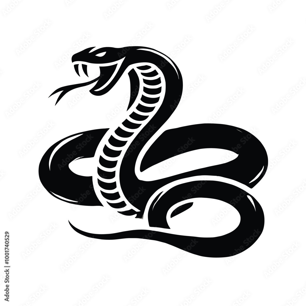 Fototapeta premium Snake Silhouette