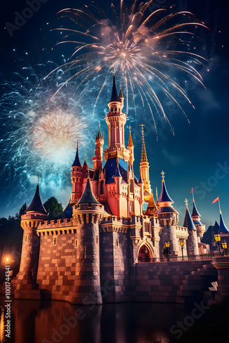 Night-time Wonder and Enchantment: The Magical Atmosphere of Hong Kong Disneyland photo