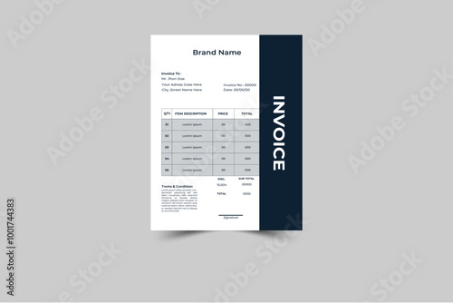 Modern Invoice Layout
