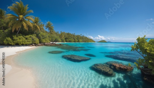 Turquoise Beach in Oceania