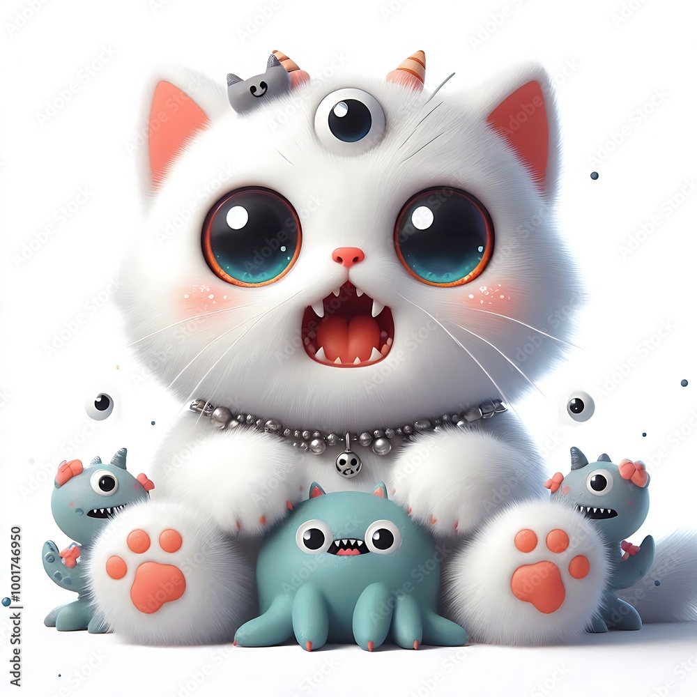 Obraz premium illustration, monster, catoon