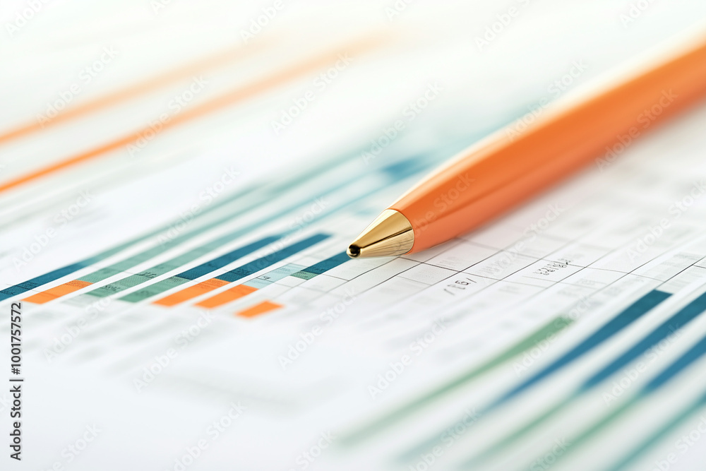Financial Performance Overview: A Close-Up of an Annual Financial Report with Detailed Graphs and Figures Financial Performance Overview: A Close-Up of an Annual Financial Report with Detailed Graphs and Figures