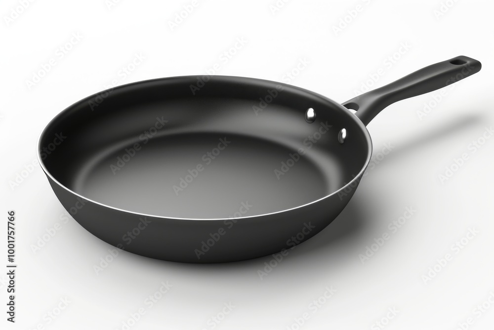 Black Frying Pan with Handle - Kitchenware for Cooking Black Frying Pan with Handle - Kitchenware for Cooking