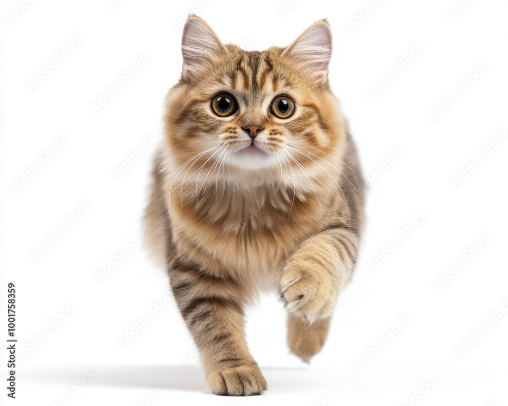 Cat kitten in motion pose transparent background Cat kitten in motion pose transparent background