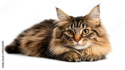 Portrait of a Maine Coon Cat