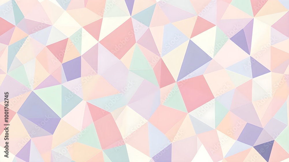 Soft Geometric Pattern in Pastel Colors Soft Geometric Pattern in Pastel Colors