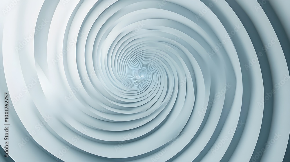 Abstract Spiral Design with Overlapping Layers Abstract Spiral Design with Overlapping Layers