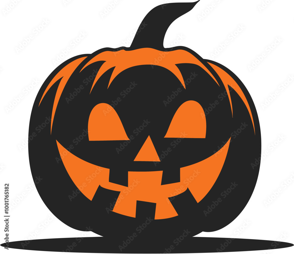 Halloween Pumpkin Flat Vector Icon Halloween Pumpkin Flat Vector Icon