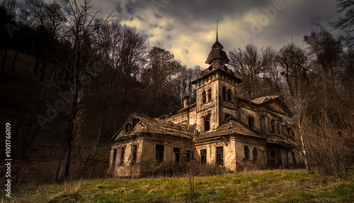 old church in the woods