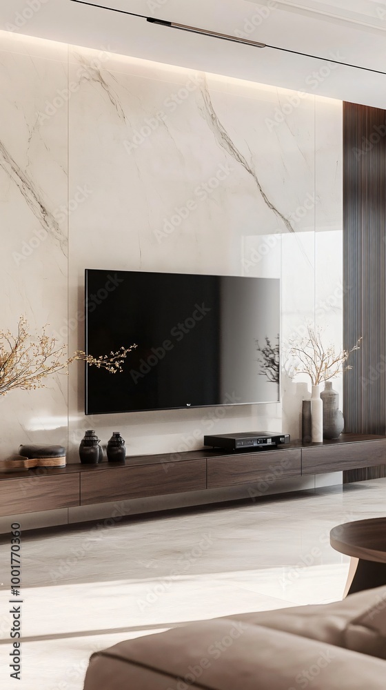 Modern Living Room Setup with Minimalist Design Modern Living Room Setup with Minimalist Design