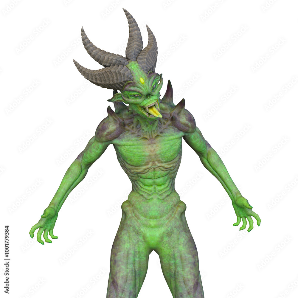 Obraz premium モンスター 3DCGレンダリング