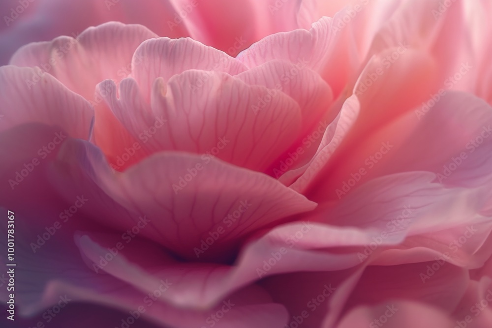 Delicate Pink Flower Petals: A Macro Photography Masterpiece Delicate Pink Flower Petals: A Macro Photography Masterpiece
