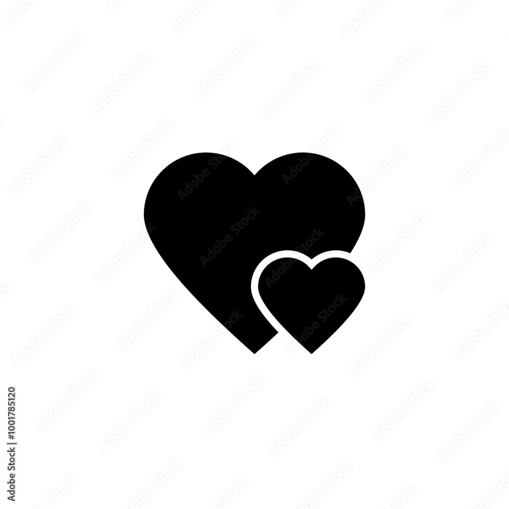 double hearts icon, two hearts icon symbol sign. favorite heart icon button. save or add to favorites icon, like love symbol. web vector icon double hearts icon, two hearts icon symbol sign. favorite heart icon button. save or add to favorites icon, like love symbol. web vector icon