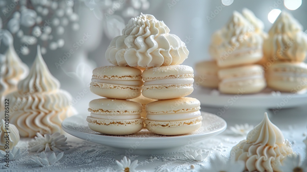 White Macarons and Meringues White Macarons and Meringues