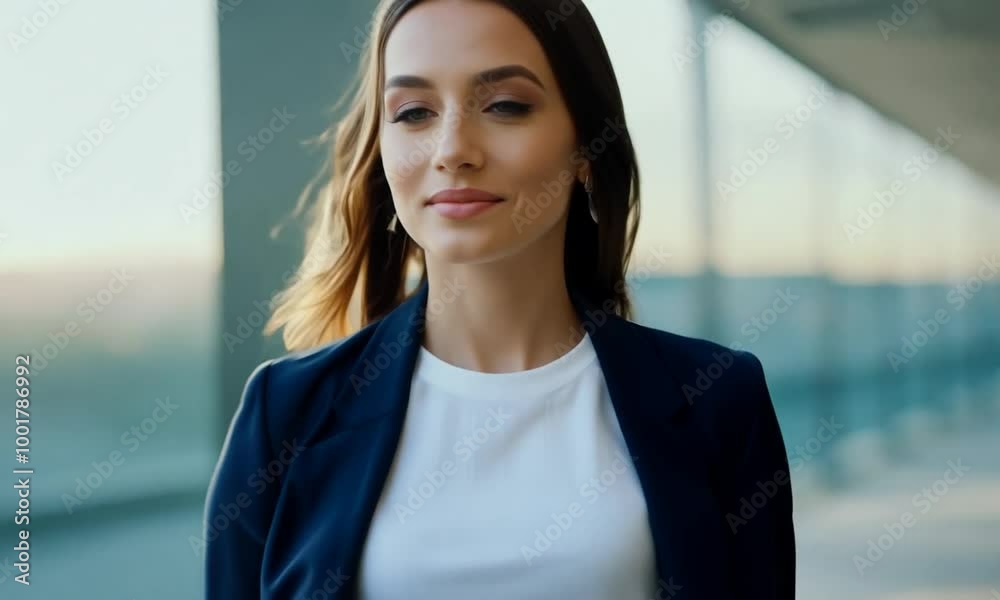 portrait of a smiling business woman portrait of a smiling business woman