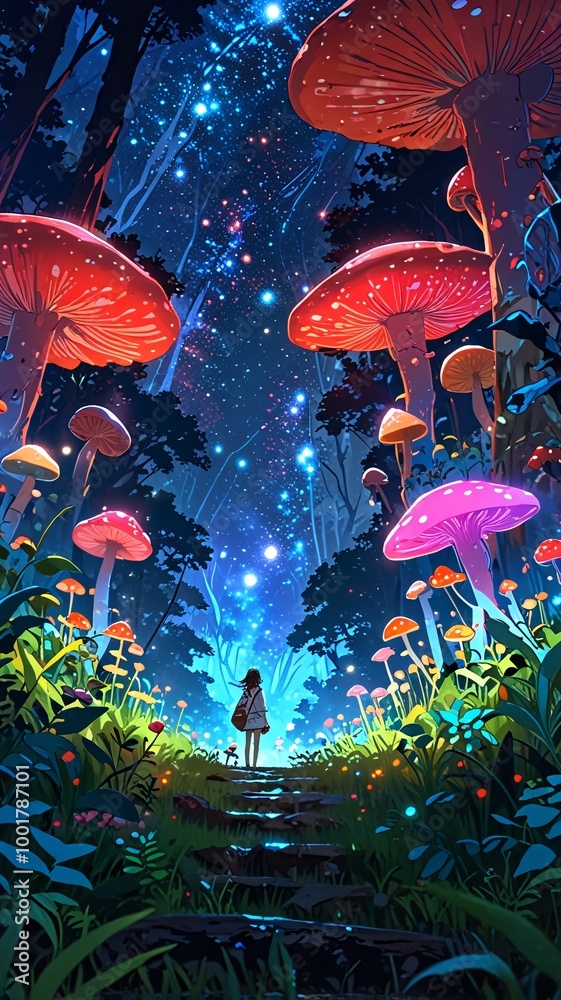 Anime fantasy wallpaper background concept : Scenic views of a sunrise over a field, forest and mountain, and a sunset painting the sky red and orange behind mountains Anime fantasy wallpaper background concept : Scenic views of a sunrise over a field, forest and mountain, and a sunset painting the sky red and orange behind mountains