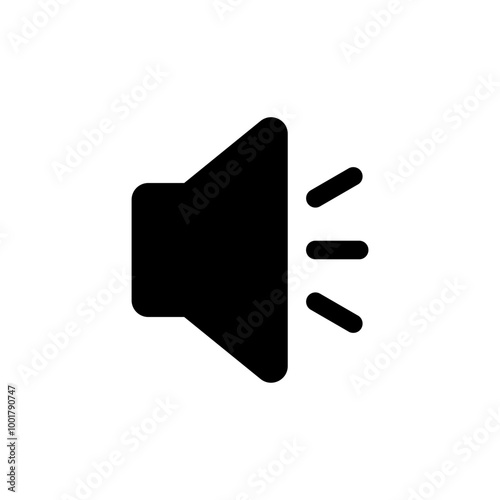 Audio speaker volume icon set. web video sound icons audio voice symbol for media music app - Sound volume level icon, Adjustment settings slider icon	