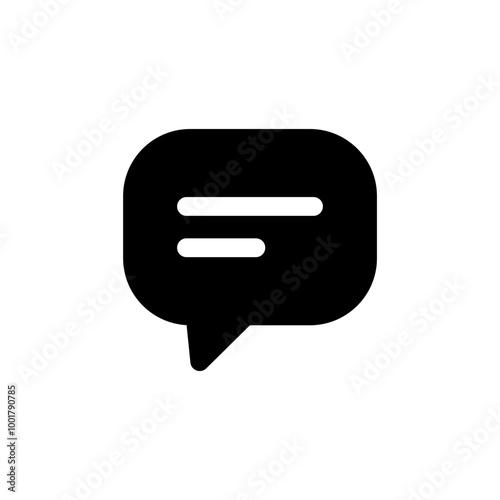 comment icon speech bubble symbol Chat message icons - talk message Bubble chat icon. web vector icon	