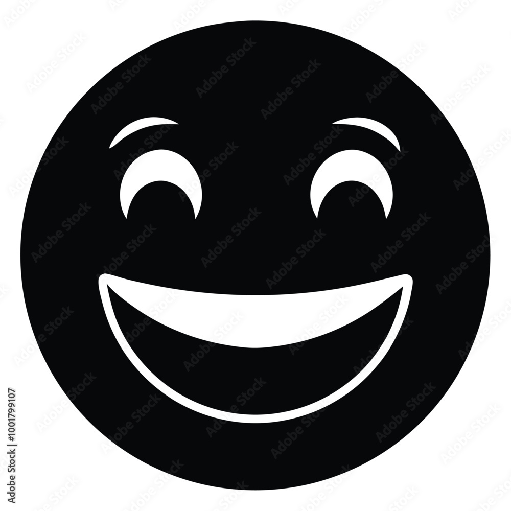 smiley emoji vector silhouette smiley emoji vector silhouette