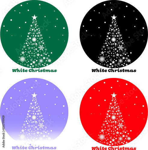 クリスマスツリーのアイコン