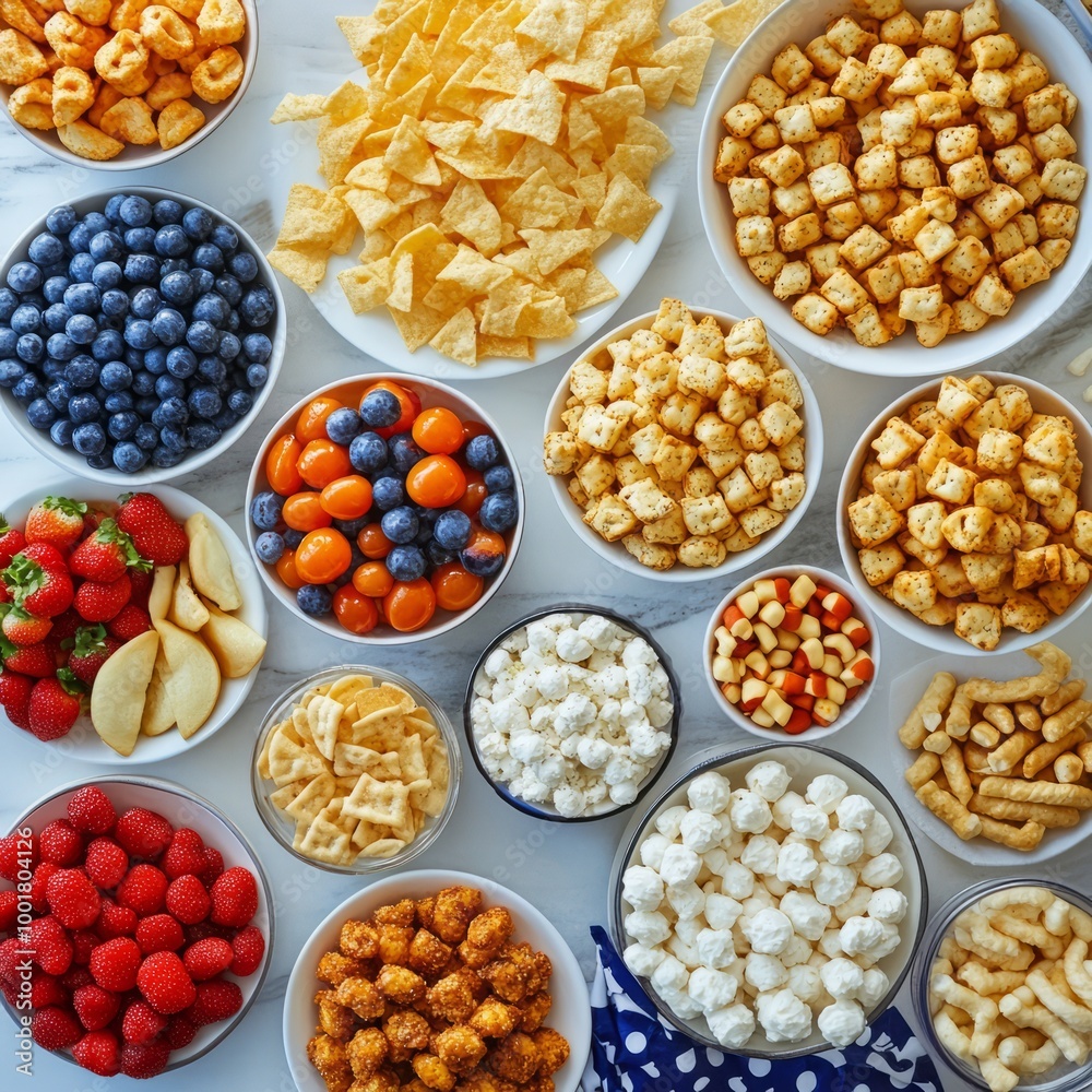 sofa decorated with snacks sofa decorated with snacks