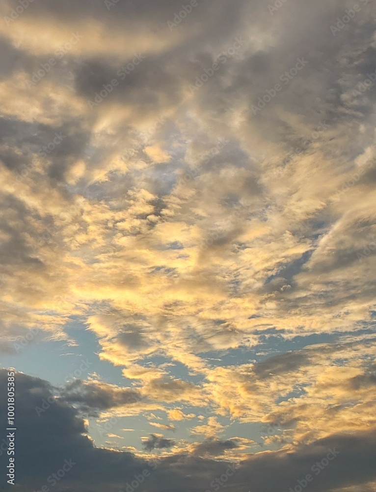 Fototapeta premium sunset in the clouds
