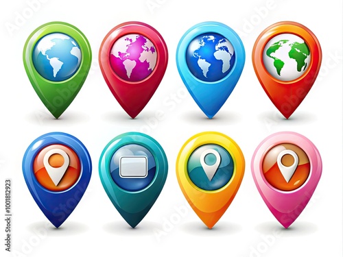 High-Quality Vector Graphics of Google Maps Style Navigation and Location Pin Icons for Design Use Free Download High-Quality Vector Graphics of Google Maps Style Navigation and Location Pin Icons for Design Use - GFXLoad