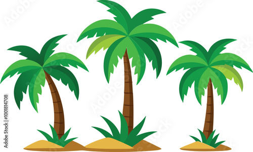 palm tree vector illustration design