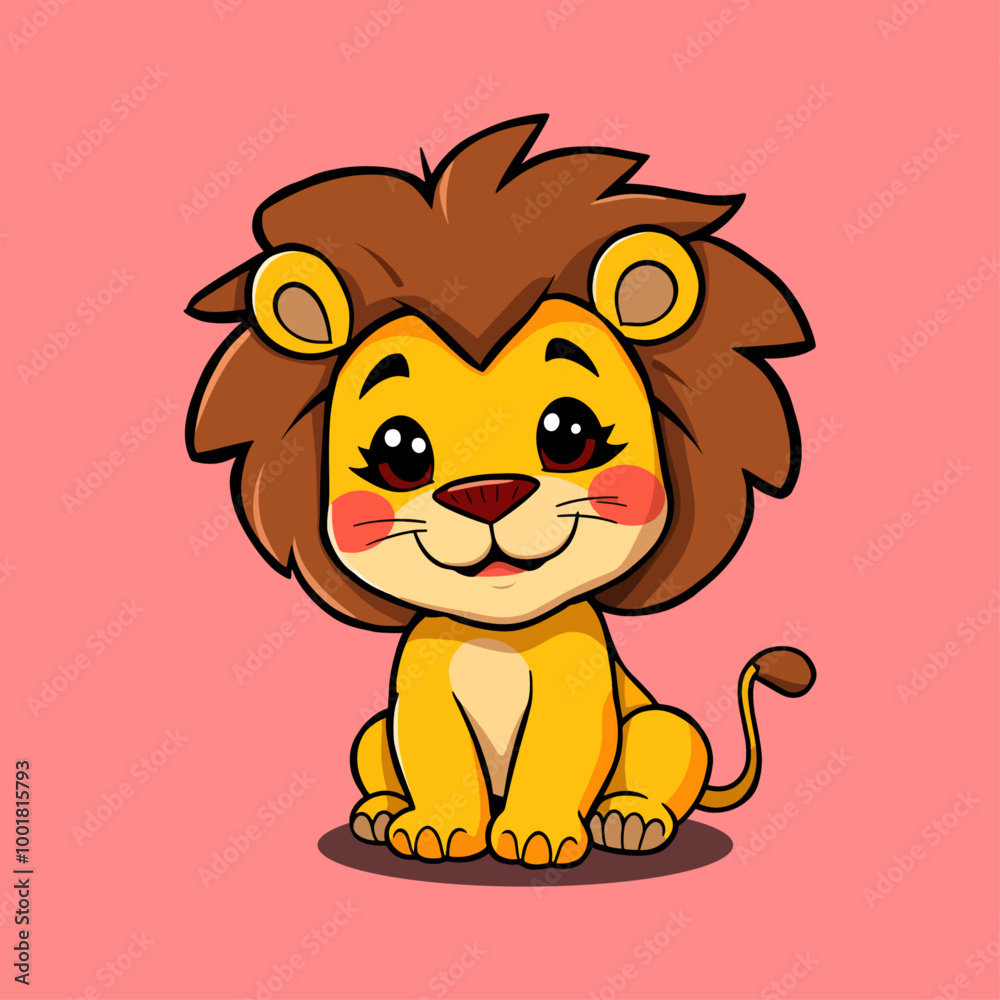 Cute Baby Lion Illustration Vector for Children's Art and Design Vector PNG Transparent Nursery Cutout Clipart Digital Planner Sticker Cute Baby Lion Illustration Vector for Children's Art and Design Vector PNG Transparent Nursery Cutout Clipart Digital Planner Sticker