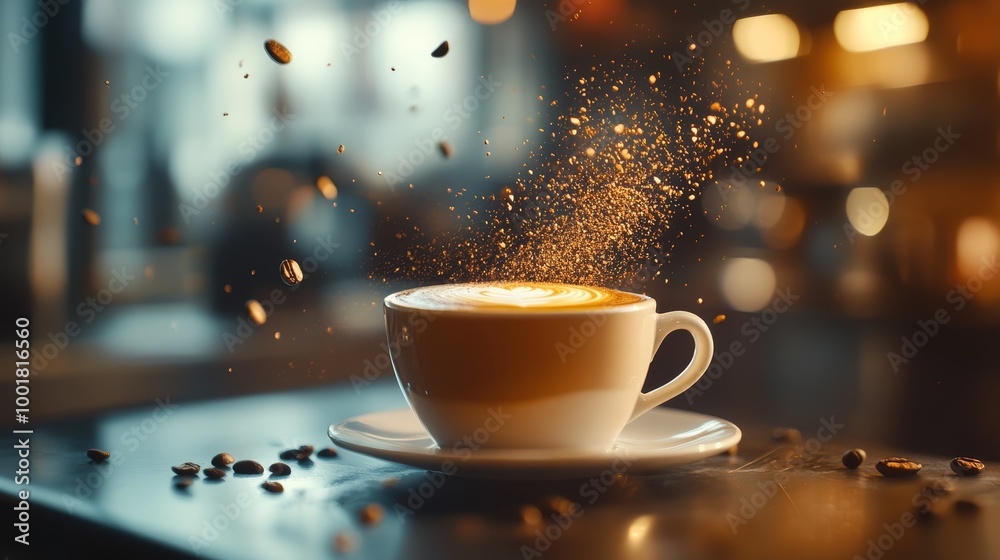 Fototapeta premium Coffee. Food background