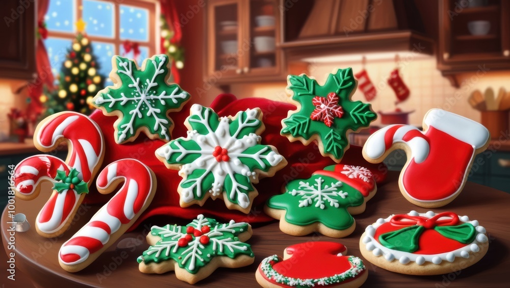 Fototapeta premium Gingerbread cookies