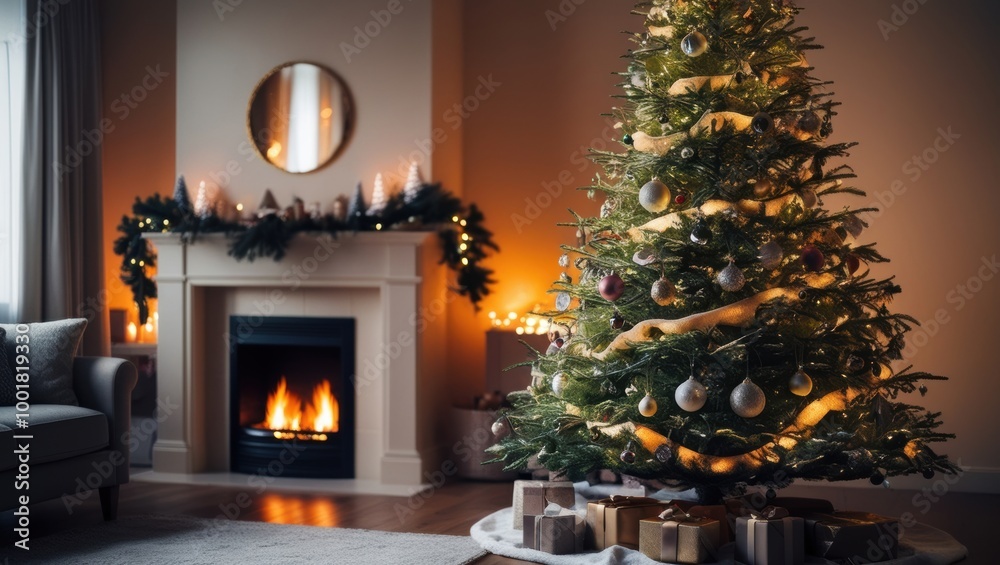 Christmas tree with gifts Christmas tree with gifts