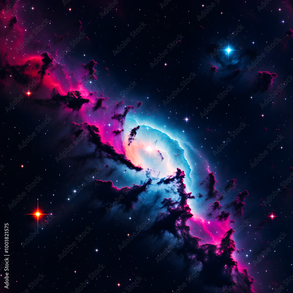 Fototapeta premium stars and clouds