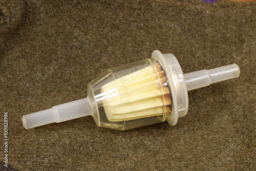 Inline gas fuel filter