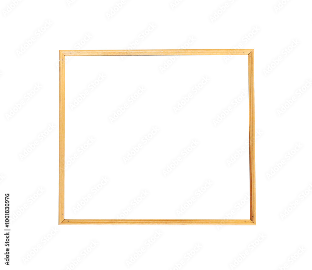 Wooden frame on white background. This has clipping path. Wooden frame on white background. This has clipping path.