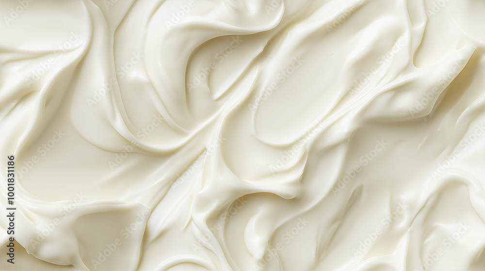 a close-up, top-down view, texture background of garlic puree spread across the entire frame, featuring its creamy white color and smooth texture a close-up, top-down view, texture background of garlic puree spread across the entire frame, featuring its creamy white color and smooth texture