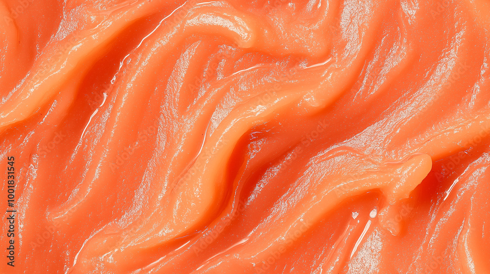 a close-up, top-down view, texture background of grapefruit jam spread across the entire frame, filling the image with its rosy pink color and smooth texture a close-up, top-down view, texture background of grapefruit jam spread across the entire frame, filling the image with its rosy pink color and smooth texture