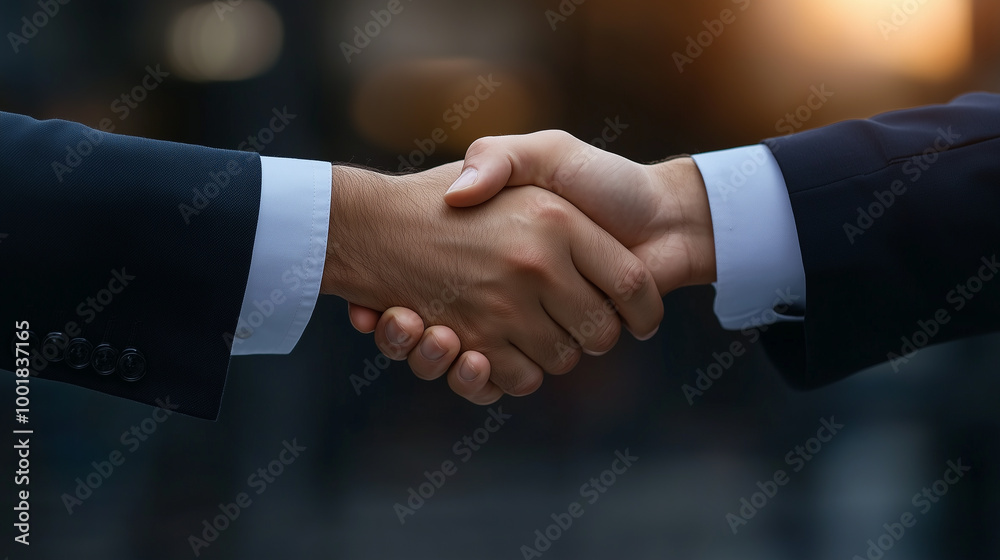 professional handshake symbolizes agreement and collaboration between two individuals in business setting. image captures essence of partnership and trust in corporate environment. professional handshake symbolizes agreement and collaboration between two individuals in business setting. image captures essence of partnership and trust in corporate environment.